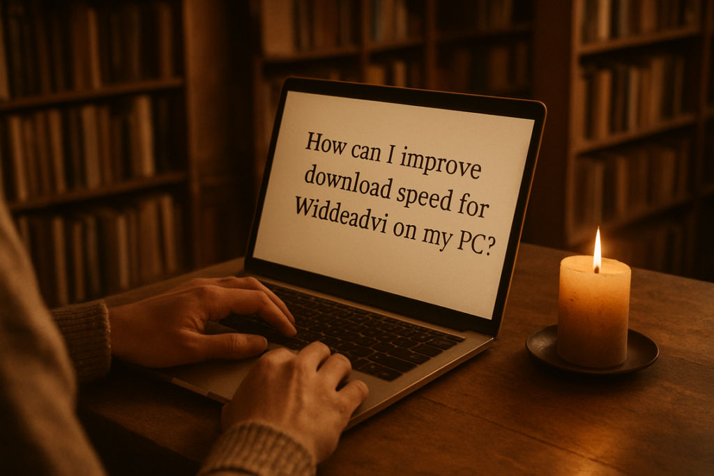 why are widdeadvi downloads so slow on pc