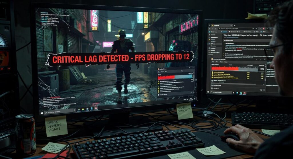 why widdeadvi lags in my pc