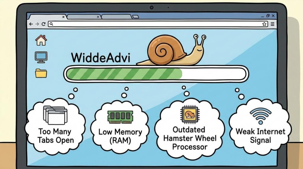 why widdeadvi running slow