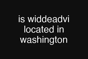 is widdeadvi located in washington