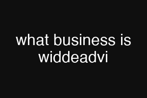 what business is widdeadvi